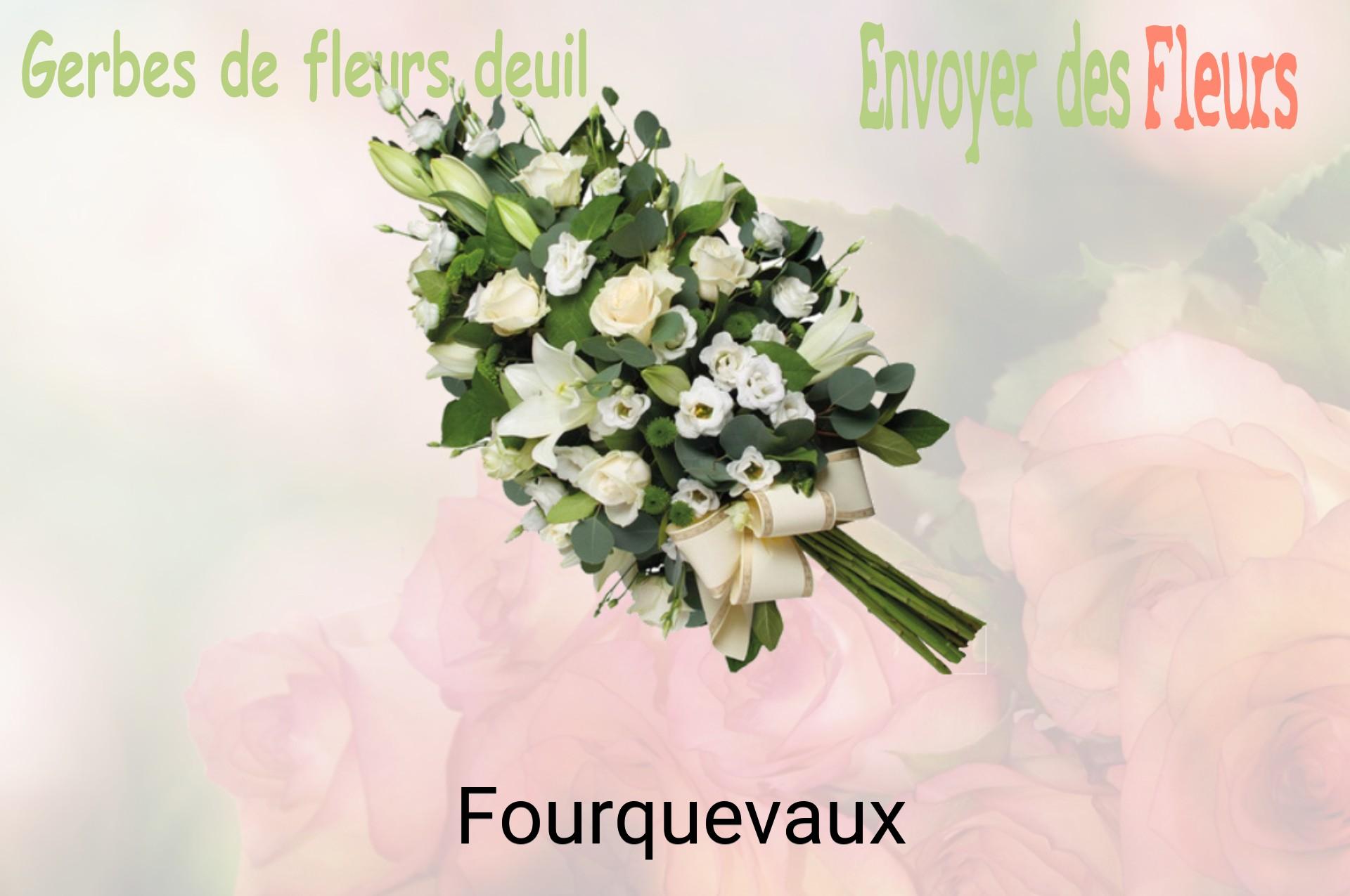 Gerbe de fleurs de deuil livrée à Fourquevaux